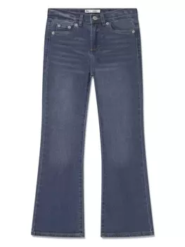 Расклешенные джинсы с нашивкой-логотипом Levi's Kids, синий