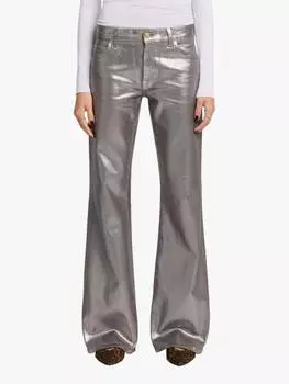 Расклешенные джинсы с покрытием spencer 7 For All Mankind, цвет Champagne