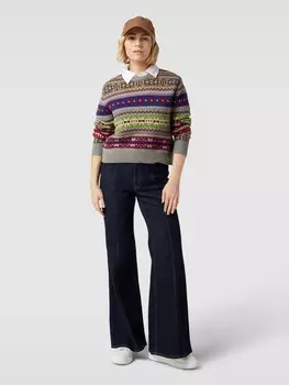 Расклешенные джинсы с пятью карманами Polo Ralph Lauren, темно-синий