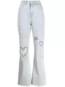 Расклешенные джинсы с прорезями Musium Div., синий