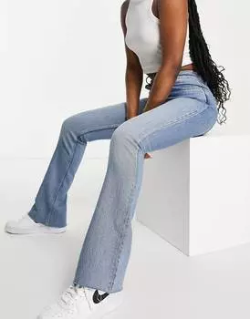Расклешенные джинсы с высокой посадкой в стиле 70-х ASOS DESIGN