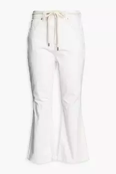 Расклешенные джинсы с высокой посадкой ZIMMERMANN, слоновая кость