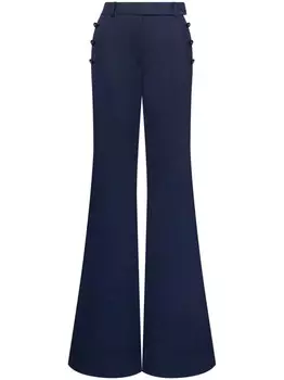 Расклешенные джинсы с завышенной талией Alberta Ferretti, синий