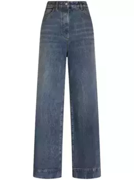 Расклешенные джинсы с завышенной талией ETRO, синий