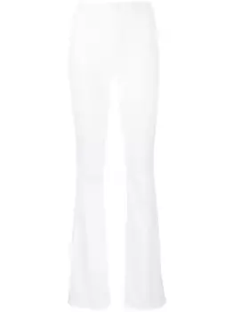Расклешенные джинсы с завышенной талией L'Agence, белый