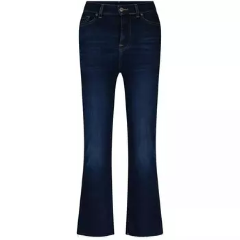 Расклешенные джинсы с завышенной талией Seven For All Mankind, черный