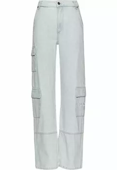 Расклешенные джинсы SERIF CARGO Karl Kani, отбеленный деним