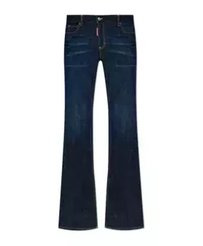 Расклешенные джинсы со средней талией Dsquared2, синий