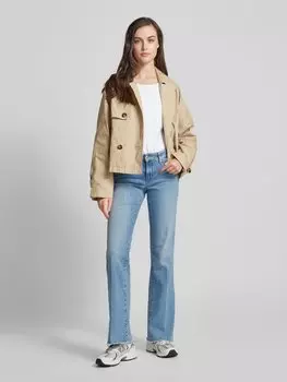 Расклешенные джинсы со стрелками Cambio, светло-голубой