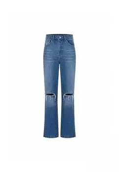 Расклешенные джинсы София Freshlions, голубой