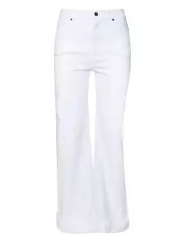 Расклешенные джинсы SOLOTRE, белый