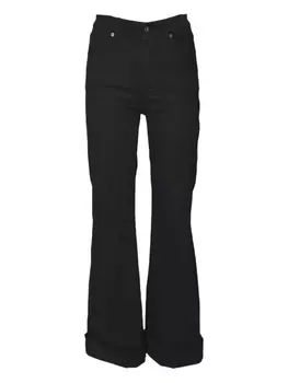 Расклешенные джинсы SOLOTRE, черный