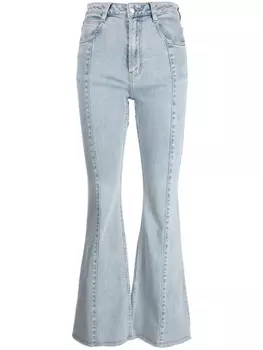 Расклешенные джинсы средней посадки izzue, синий