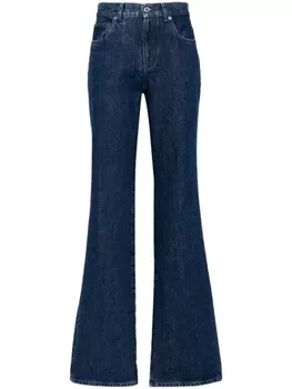 Расклешенные джинсы средней посадки Off-White, синий