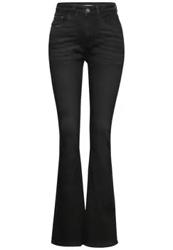 Расклешенные джинсы Street One Studio, черный