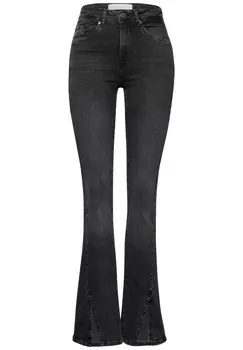 Расклешенные джинсы Street One Studio, черный деним