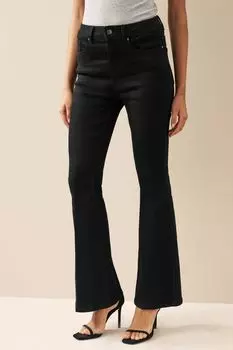 Расклешенные джинсы стрейч Next, черный