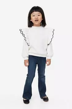 Расклешенные джинсы суперстрейч H&M