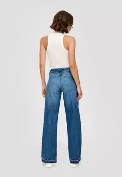 Расклешенные джинсы SURI HIGH RISE s.Oliver, темно-синий деним