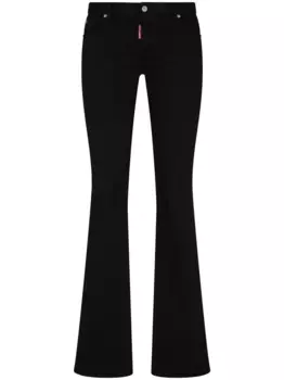 Расклешенные джинсы Twiggy DSQUARED2, черный