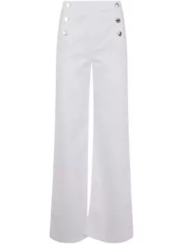 Расклешенные джинсы TWINSET, белый
