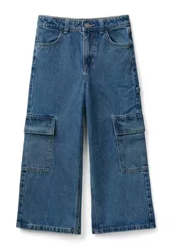 Расклешенные джинсы United Colors of Benetton, синий