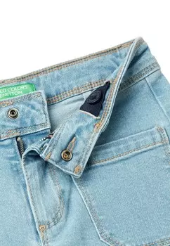 Расклешенные джинсы United Colors of Benetton, синий