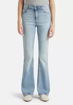 Расклешенные джинсы United Colors of Benetton, синий
