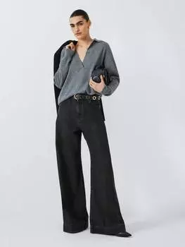 Расклешенные джинсы vega Weekend MaxMara, черный