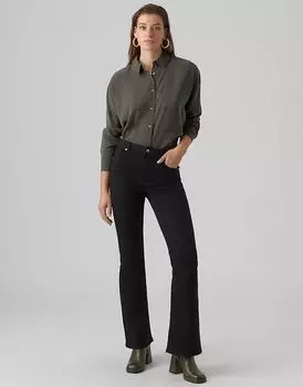 Расклешенные джинсы Vero Moda черного цвета