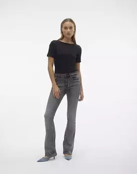 Расклешенные джинсы Vero Moda из средне-серого денима