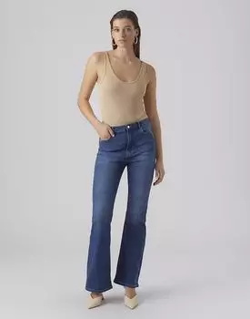 Расклешенные джинсы Vero Moda из средне-синего денима