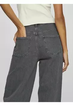 Расклешенные джинсы VIFREYA JAF HW NOOS VILA, серый