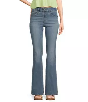 Расклешенные джинсы в стиле вестерн Levi's 726 с высокой посадкой, синий