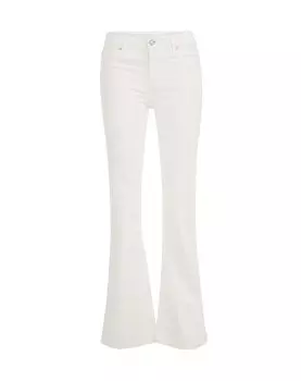 Расклешенные джинсы We Fashion, белый