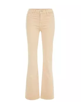 Расклешенные джинсы We Fashion, бежевый