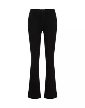 Расклешенные джинсы We Fashion, черный