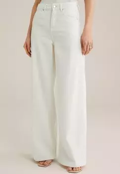 Расклешенные джинсы WE Fashion, кремовый