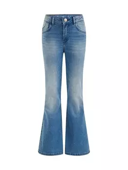 Расклешенные джинсы We Fashion, синий