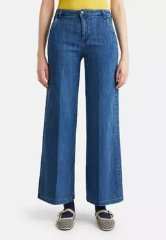 Расклешенные джинсы WIDE FIT United Colors of Benetton, синий