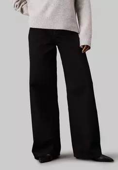 Расклешенные джинсы WIDE FOREVER Calvin Klein, черный деним