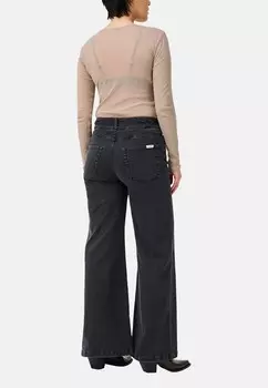 Расклешенные джинсы WIDE LEGGED HIGH RISE ITEM m6, черный