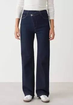 Расклешенные джинсы WIDE MARLI CRISSCROSS Opus, темно-синий деним