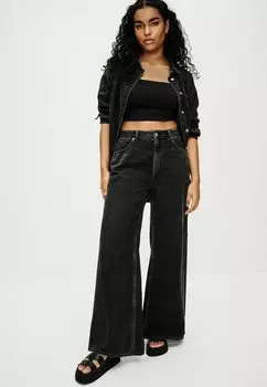 Расклешенные джинсы WIDE Next, черный