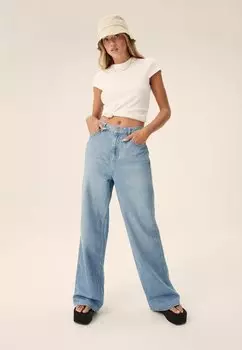 Расклешенные джинсы WIDE Next, синий