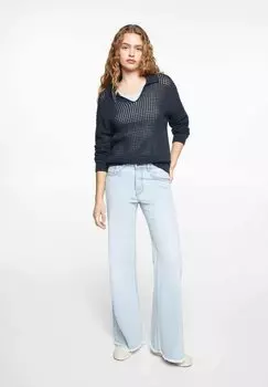 Расклешенные джинсы WIDEFIT Mango Kids, цвет hellblau