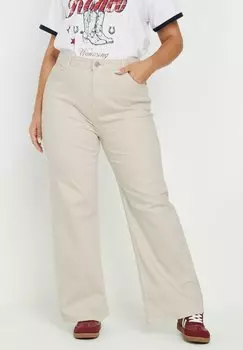 Расклешенные джинсы Yours Clothing, кремовый