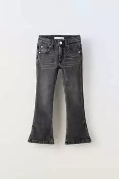 Расклешенные джинсы Zara, черный