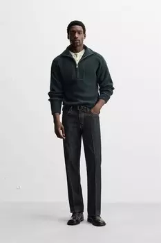 Расклешенные джинсы ZARA, синий