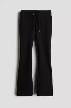Расклешенные джоггеры H&M, черный